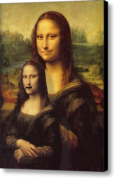 Mona Friends Giocondo Mona Lisa Parody La Madone Mona Lisa Smile