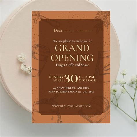 Grand Opening Elegance: Digital Invitations Made Effortless - Pixel Punkh