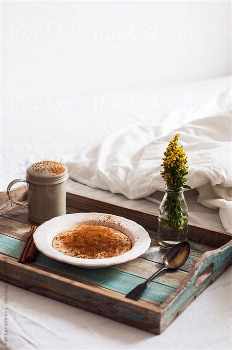 Breakfast In Bed By Stocksy Contributor Alie Lengyelova Breakfast