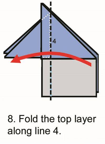 Folding Instruction T Tail Airliner Paper Airplane