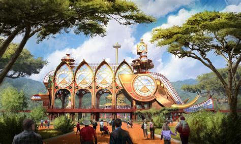themeparkconceptartelephant juan munoz ilustracion mattepainting