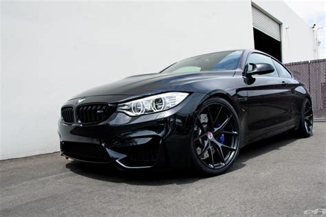 Black Sapphire BMW M4 with Matte Black HRE Wheels