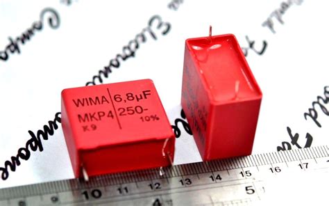 1pcs WIMA MKP4 6 8uF 6 8µF 250V 10 pitch 27 5mm Capacitor