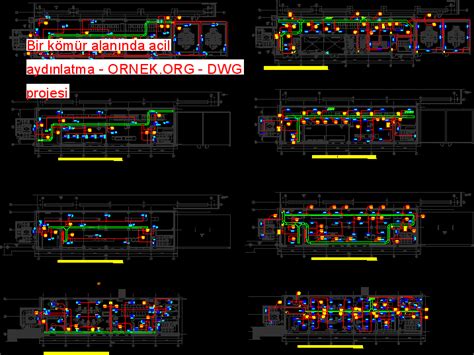 Proje Sitesi Elektrik Emas Autocad Projesi