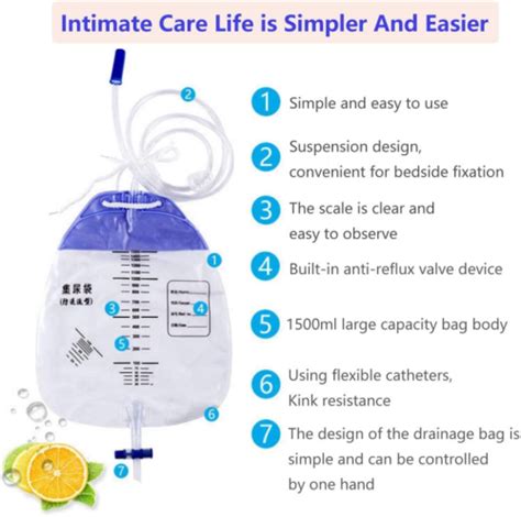 Buy Urinary Drain Bags Urinary Drainage Bag Urine Collection Bag With