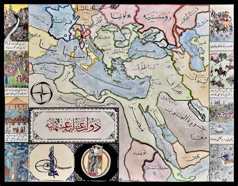 Ottoman Empire Map Height of the Ottomans Ottoman Turkish Calligraphy ...