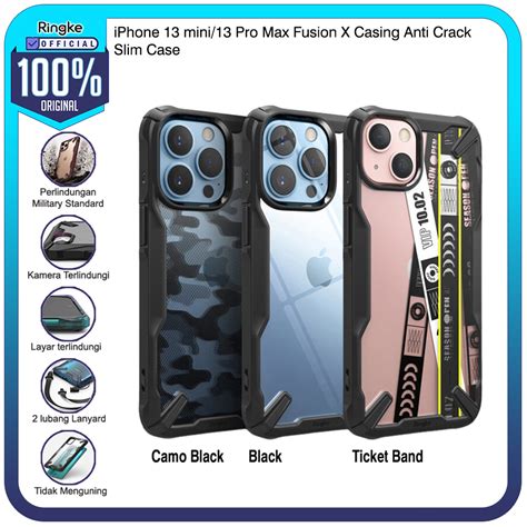 Jual Ringke Iphone Mini Pro Max Fusion X Casing Anti Crack Case