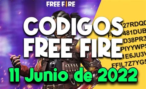 Códigos FREE FIRE Hoy 11 Junio de 2022 ᐈ Regalos Gratis