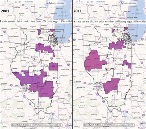 Illinois State Senate District Map - Printable Map