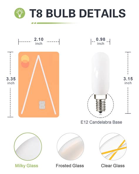 Snapklik Dimmable T Led Bulb W Equivalent Candelabra Led K