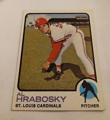 1973 Al Hrabosky Topps MLB Baseball Card 153 NICE St Louis Cardinals