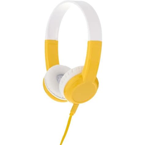 BUDDYPHONE Casque Filaire Standard Jaune Et Blanc Pour Enfant