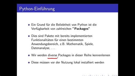 Python F R Anf Nger Folge Bersicht Youtube