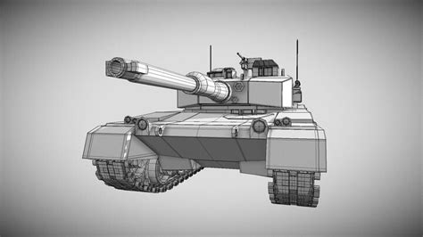 Artstation 3d Model Tank