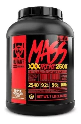 Gainer Mutant Mass Xxxtreme Lbs Ganador De Peso Sabor Triple