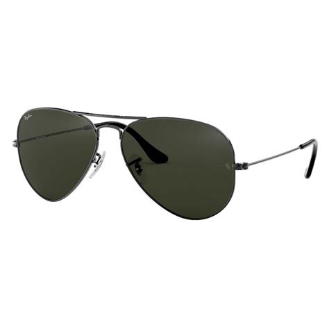 Ray Ban Rb3025 W0879 Original Aviator Classic Gunmetal Green Classic G 15 Lenses