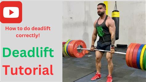 How To Do Deadlift For Beginners Deadlift Tutorial Youtube