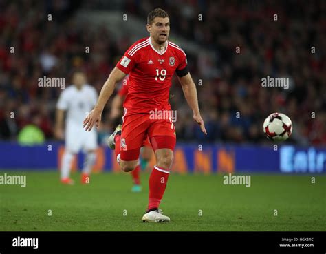 Sam Vokes, Wales Stock Photo - Alamy