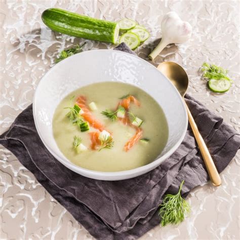 Gurken Erd Pfel Dill Suppe Mit R Ucherlachs Cookidoo La Nostra