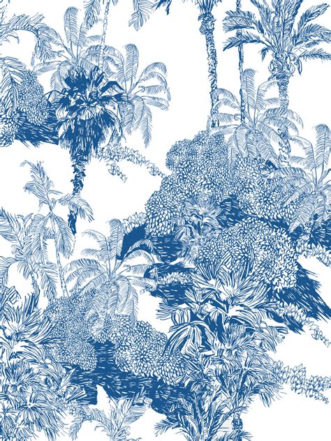 Toile Jungle Seamless Pattern