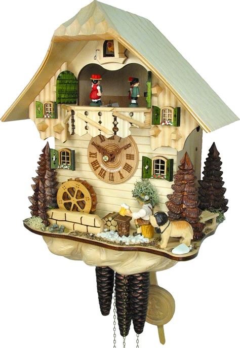 Cuckoo Clock Chalet Style Day Movement Cm By August Schwer Cuckoo