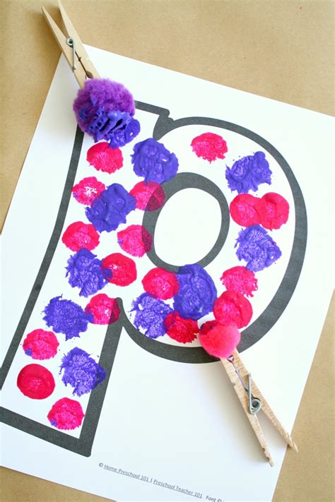 Using Process Art Alphabet Crafts in Preschool - Fantastic Fun & Learning