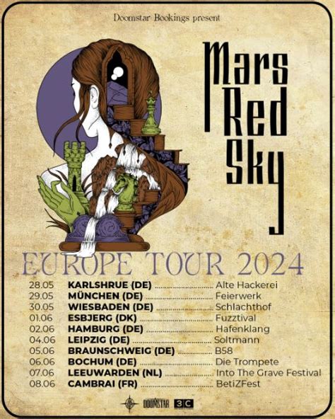 News Mars Red Sky K Ndigen Neue Europa Tourdaten F R An