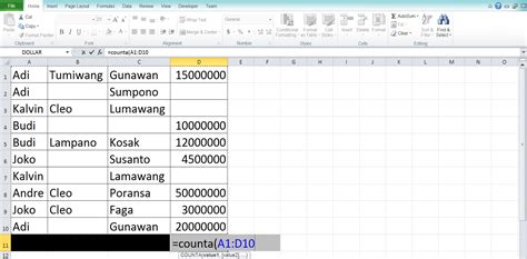 Rumus Counta Excel Fungsi Contoh Dan Cara Menggunakannya Compute