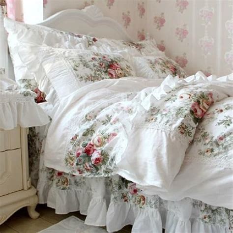 Amazon Fadfay Farmhouse Bedding Elegant And Shabby Vintage Rose