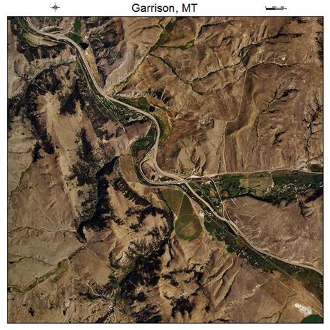 Aerial Photography Map Of Garrison Mt Montana