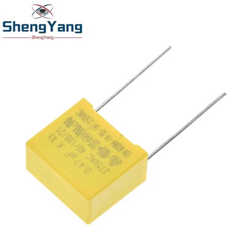 Pcs Nf Capacitor X Capacitor Vac Pitch Mm X Polypropylene