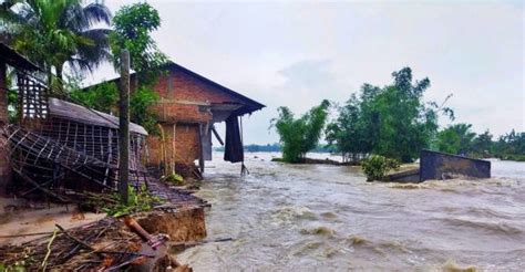 Assam Flood Over 34000 People Affected Massive Erosions Reported Onmanorama