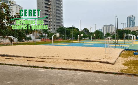 Ceret Acompanhe A Reforma Dos Campos De Futebol E Rugby No Parque