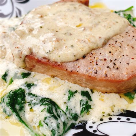 Tuna Steaks With Garlic Herb Cream Sauce Allrecipes