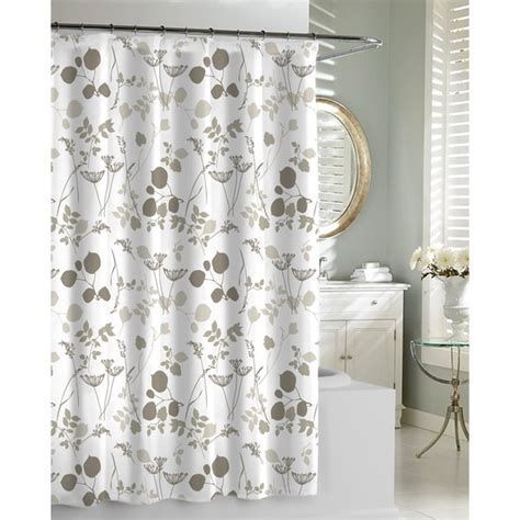 Floral Garden Beige Shower Curtain Overstock Shopping