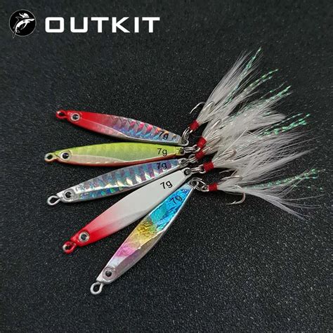 Outkit Isca De Metal Duro Para Pesca Isca Tipo Colher Para Pesca No Mar