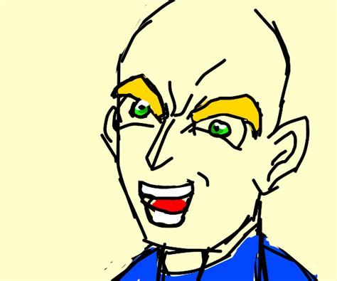 bald vegeta - Drawception