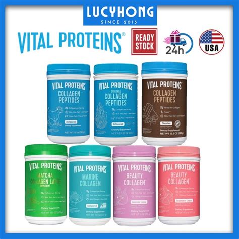 Vital Proteins Collagen Peptides Powder Hyaluronic Acid Vitamin C