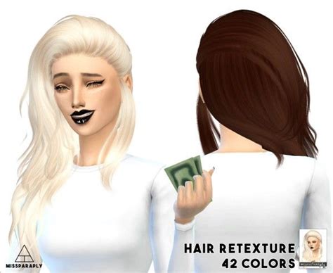 Miss Paraply Hair Retexture Non Default Colors Sims Hot Sex Picture