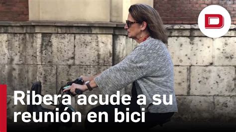 Teresa Ribera Se Presenta En Bicicleta Y Critica A Vox En La Reuni N