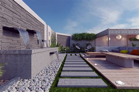 GARDEN FOR VILLA IM UAE :: Behance