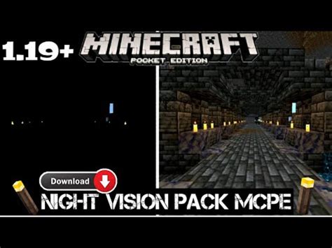 Night Vision Pack For Minecraft Pe Night Vision Texture For Mcpe