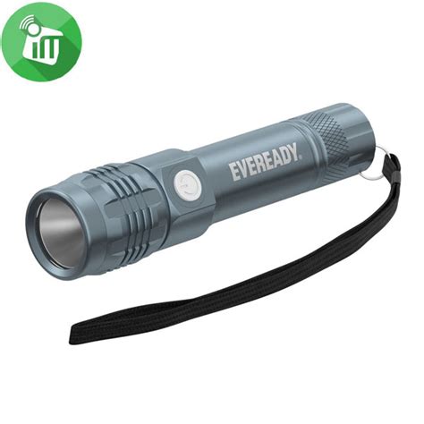 Eveready Metal Rechargeable Flashlight 320 Lumens Vmhal8 Imedia Stores