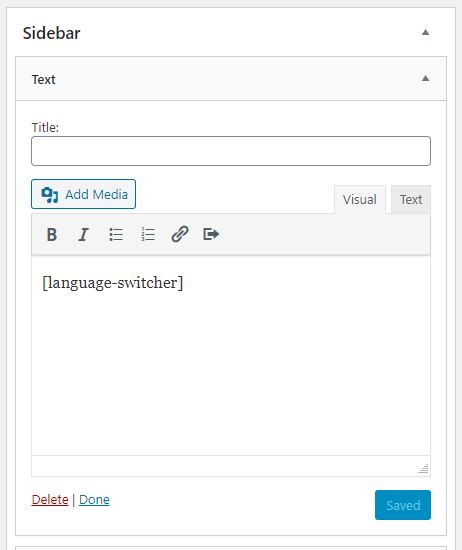 How To Translate Widgets In Wordpress Show Different Widgets Based On