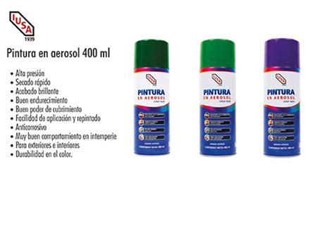 Pintura Aerosol Met Lico Ml