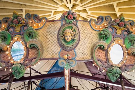 Details of Fairground Carousel Ornate Design 16430534 Stock Photo at ...