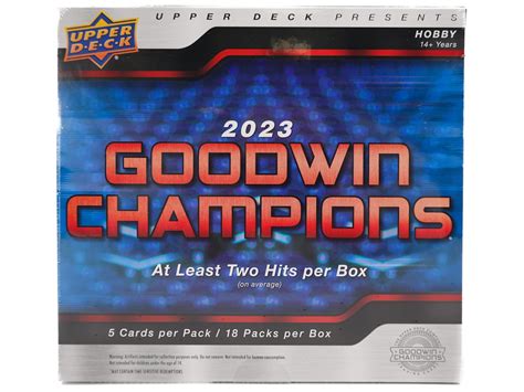 Upper Deck Goodwin Champions Hobby Box Da Card World