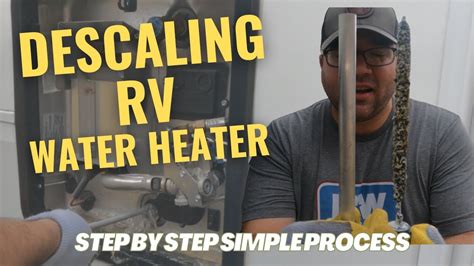 Descaling Rv Water Heater How To Clean Suburban Rv Water Heater With Vinegar Step By Step