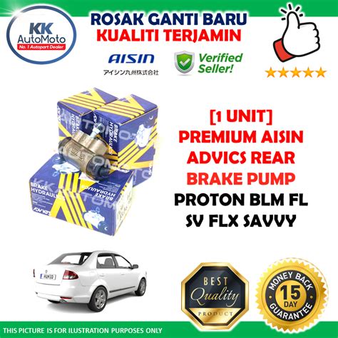 Proton Saga Blm Fl Flx Sv Savvy 1 Biji Premium Aisin Advics Rear Brake