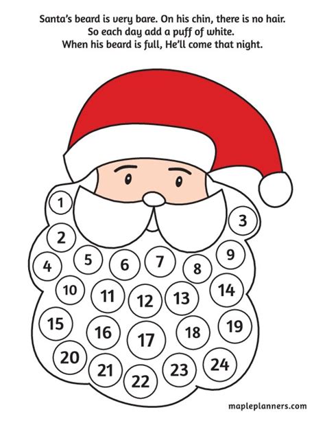 Santa Advent Calendar